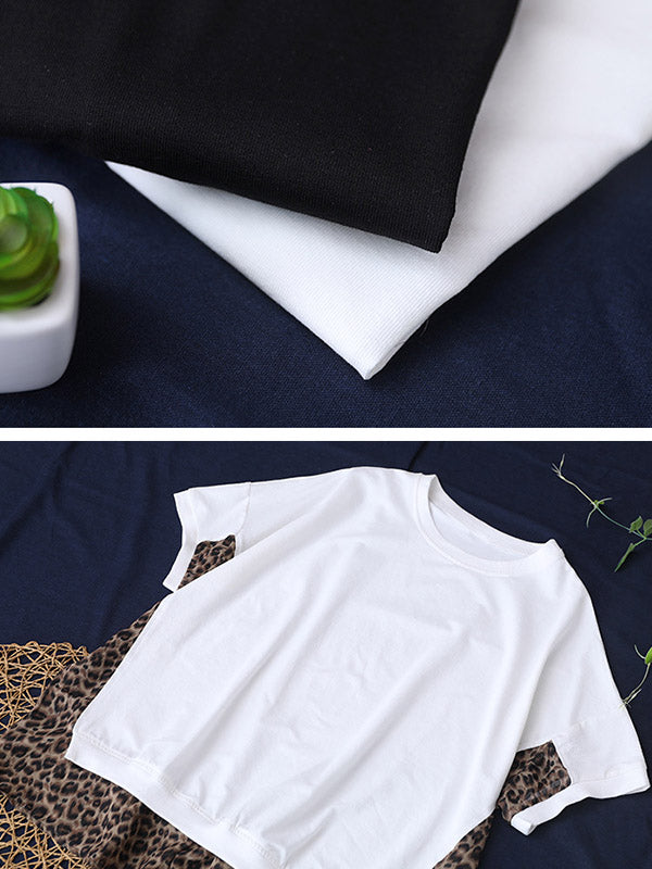 Original False Two Leopard T-Shirts Tops